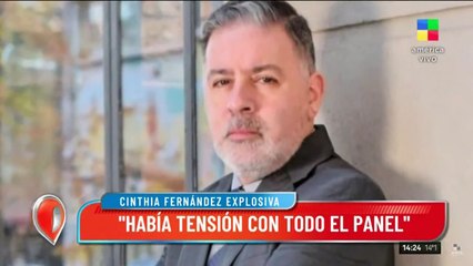 Cinthia Fernández, durísima con Horacio Cabak.