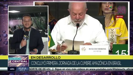 Concluye primera jornada de la Cumbre Amazónica en Brasil