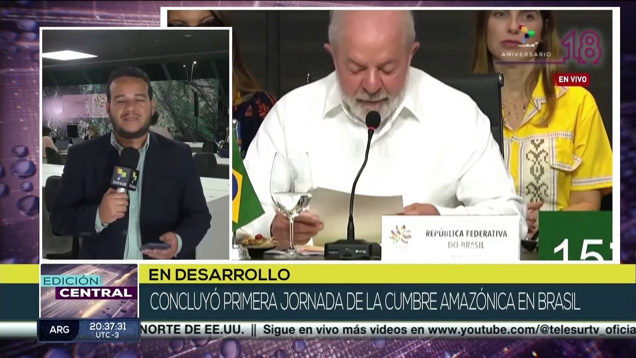 Concluye primera jornada de la Cumbre Amazónica en Brasil