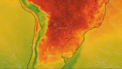Ola de calor sudamerica