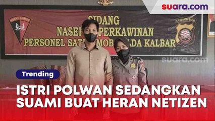Suami Polwan di Pontianak Berprofesi Sopir Truk, Banjir Pujian Netizen: Cinta Tak Pandang Kasta