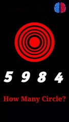 How Many Circles in this picture_ #IQ #riddles