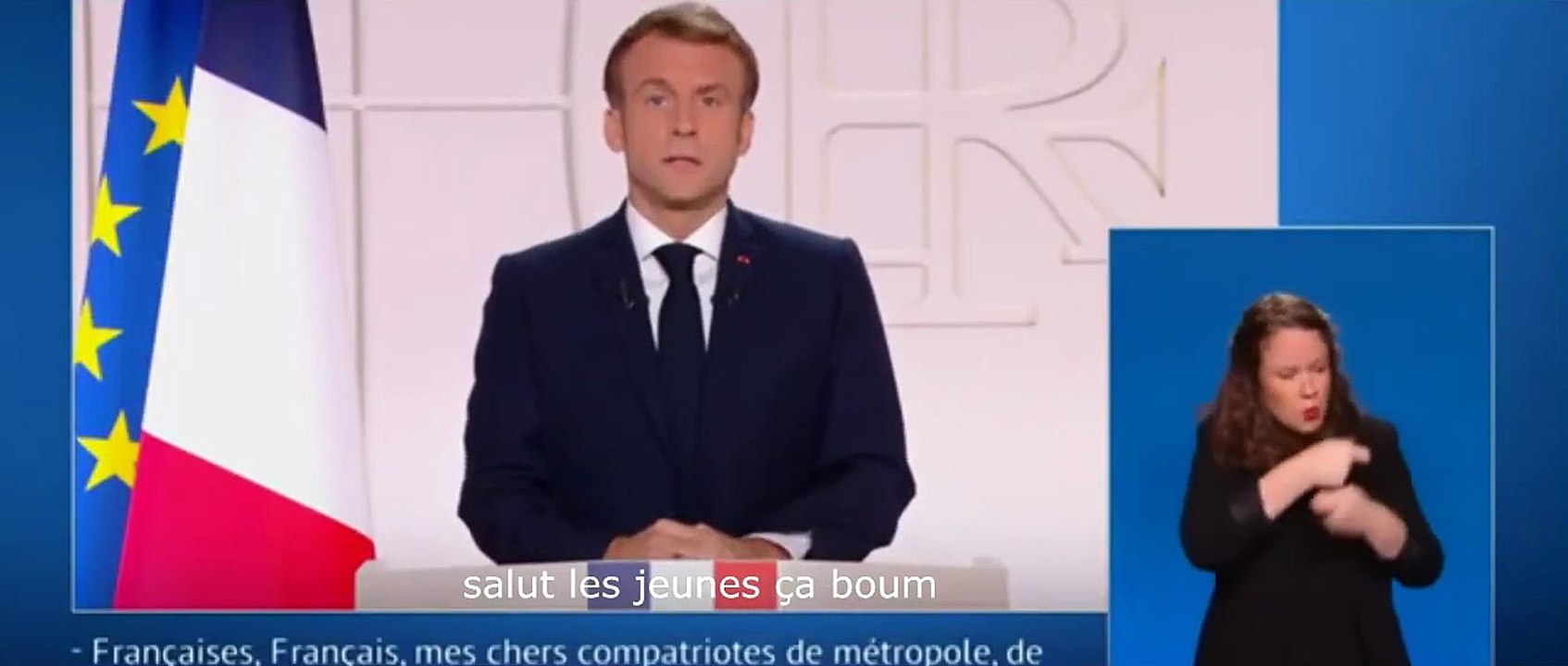 le vrai discours d 'émmanuel macron #YTP