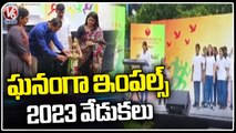 Cultural Event At Kukatpally Meridian School | Hyderabad | V6 News