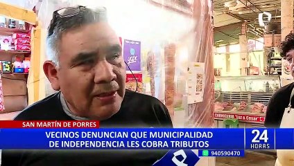 Vecinos de SMP denuncian que Municipio de Independencia también les cobra tributos
