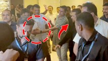 Salman Khan के सुरक्षा गार्ड ने प्राइवेट सेक्युरिटी गार्ड को दिया धक्का, दबंग खान देखते रह गए