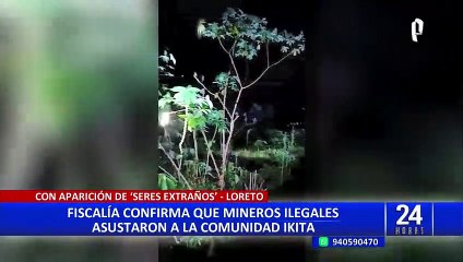 Loreto: Fiscalía confirma que mineros ilegales se disfrazan de "extraterrestres" para atemorizar a tribu