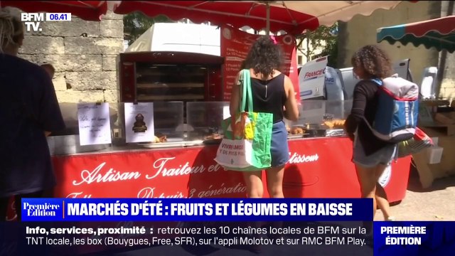 Quand l'inflation s'invite sur les marchés d'été, les consommateurs changent leurs habitudes