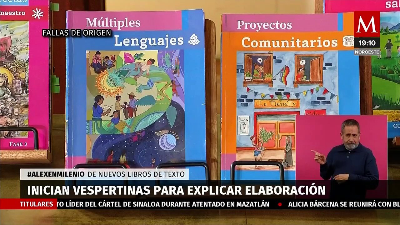 Inician las conferencias vespertinas en Palacio Nacional, explicarán contenido de libros de la SEP