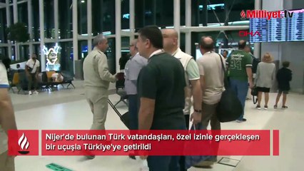 THY Nijer'deki Türk vatandaşları için havalandı! İstanbul'a geldiler