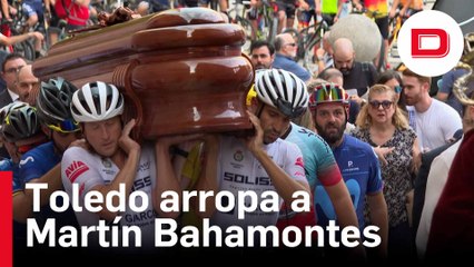 Así ha sido la llegada del féretro de Martín Bahamontes a Toledo