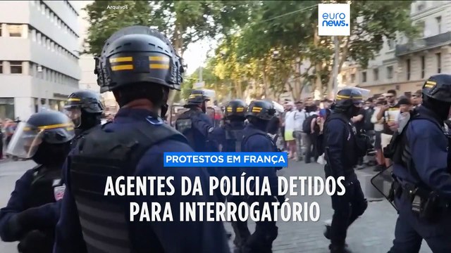 Cinco polícias detidos em França após morte durante protestos em Marselha