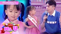 Zamira shares how she talks to herself in front of the mirror | It's Showtime Mini Miss U
