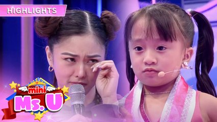 Kim Chiu engages in acting with Mini Miss U Zamira | It's Showtime Mini Miss U