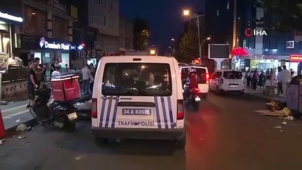 Le camion garé à Esenyurt est entré dans le magasin d'optique... Ces moments sont filmés.