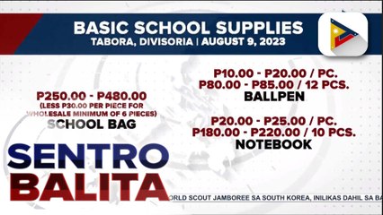 Mga bibili ng murang school supplies at uniform, nagsimula nang dayuhin ang Divisoria