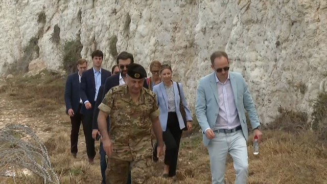 الجيش اللبناني ينظم جولة لسفراء وممثلي الدول الأعضاء بمجلس الأمن على طول الحدود الجنوبية