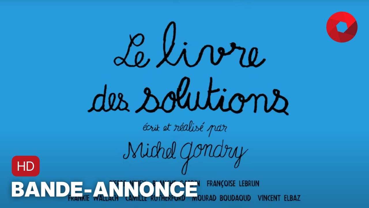 LE LIVRE DES SOLUTIONS de Michel Gondry avec Pierre Niney, Blanche Gardin, Françoise Lebrun : bande-annonce [HD] | 13 septembre 2023 en salle