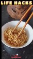 Easy way to use chopsticks to ease your life :  #food #satisfying #share #easy #how