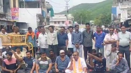 बूंदी: व्यापारियों को बीजेपी का मिला समर्थन, सड़क निर्माण की मांग को लेकर उठाया ये कदम