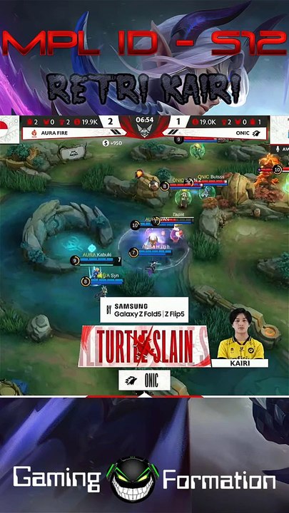 Retri on point Onic Kairi vs AURA Fire (MPLID S12)