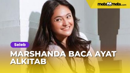 Ditemani Daniel Mananta, Marshanda Baca Ayat Alkitab: Tuhan Menyambut Aku..