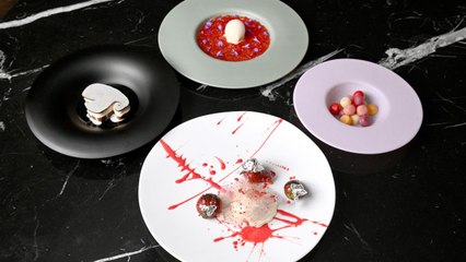Michelin-starred chef Michael O’Hare has put a sweet twist on classic desserts - using new Skittles sweets