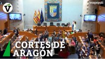 Las Cortes de Aragón celebran el Pleno de investidura de Jorge Azcón