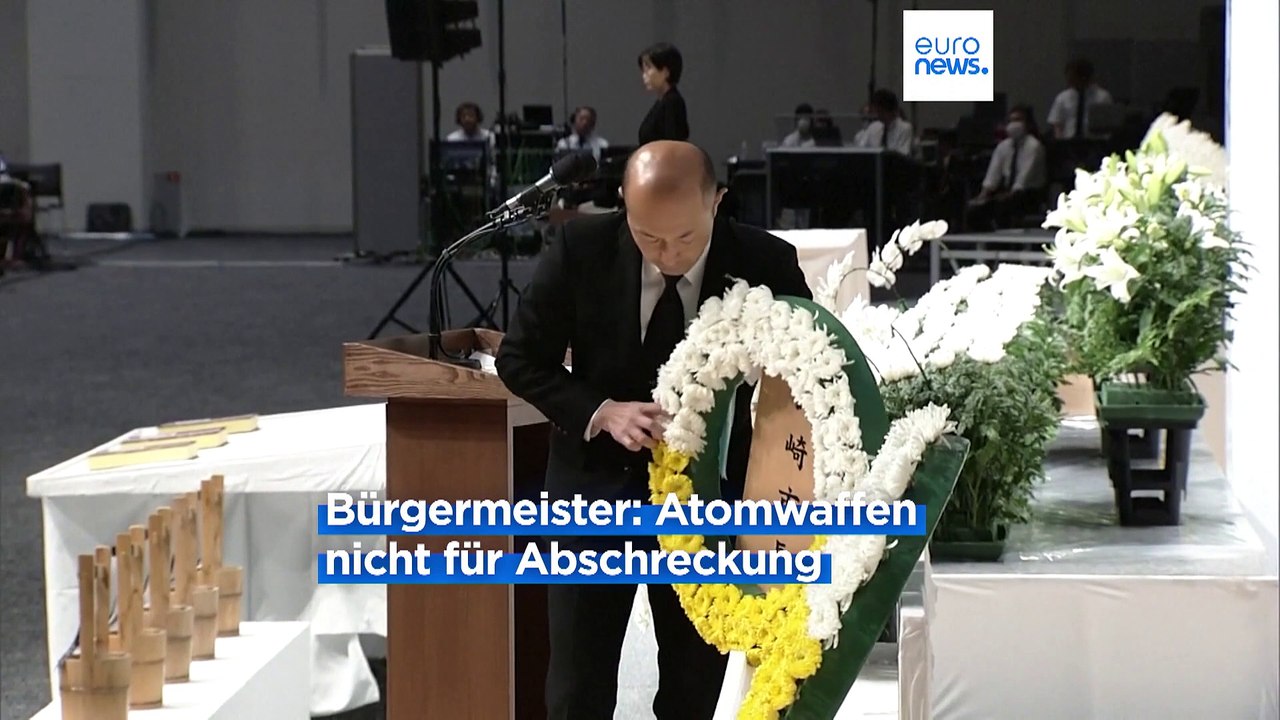 Nagasaki erinnert an Opfer des Atombombenabwurfs