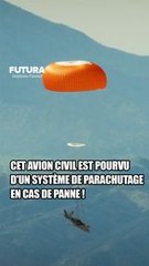 Cet avion est équipé d'un système de parachutage !  #science