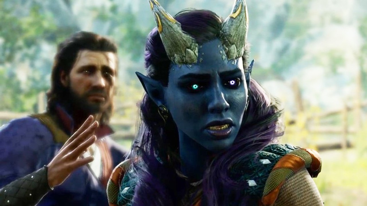 Baldur's Gate 3: Upps, unsere Bardin stolpert über einen sehr ... intimen Moment