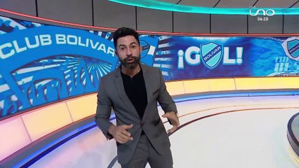 Bolívar festejó tras el partido en camerinos