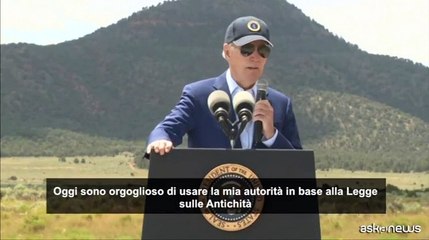 Usa, Biden annuncia: "Monumento nazionale attorno al Grand Canyon"