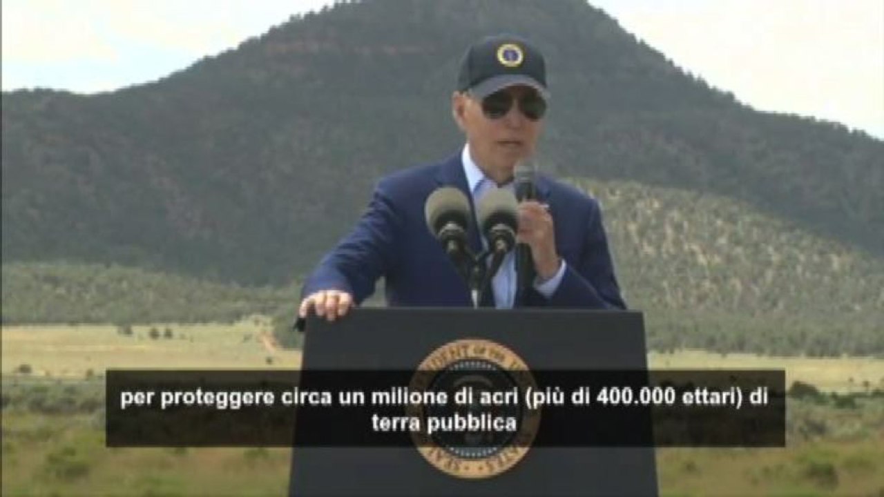 Usa, Biden annuncia: "Monumento nazionale attorno al Grand Canyon"
