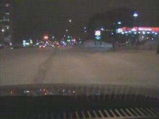 Quebec 2008-Traversee du Boulevard Laurier sous la neige