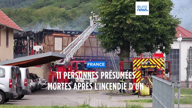 Incendie dans un gîte pour handicapés en Alsace : 9 corps retrouvés dans les décombres