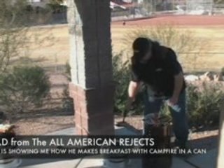 The All American Rejects love Campfire In A Can