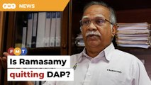 Ramasamy to quit DAP?