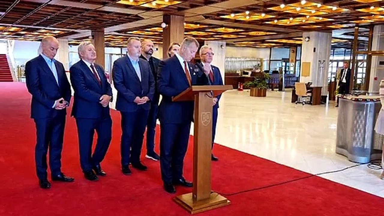 ZÁZNAM: B. Kollár podal trestné oznámenie v súvislosti s vedením antikampane