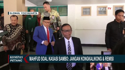 Tanggapan Mahfud MD soal Kasasi Sambo: Jangan Ada Kongkalikong dan Remisi!