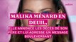 Malika Ménard en deuil, elle annonce le décès de son père et lui adresse un message bouleversant