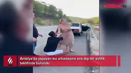 Sürücülerden önce dayak yedi, son diz çöküp evlilik teklif etti