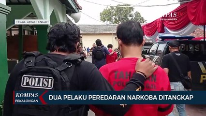 Dua Pelaku Peredaran Narkoba di Tegal Diringkus Polisi