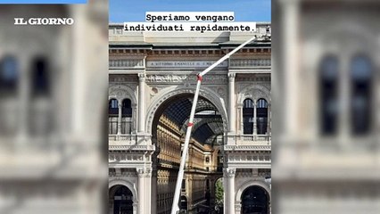 Galleria Vittorio Emanuele imbrattata, Sala: "Abbiamo ripulito rapidamente. Alla Milanese"