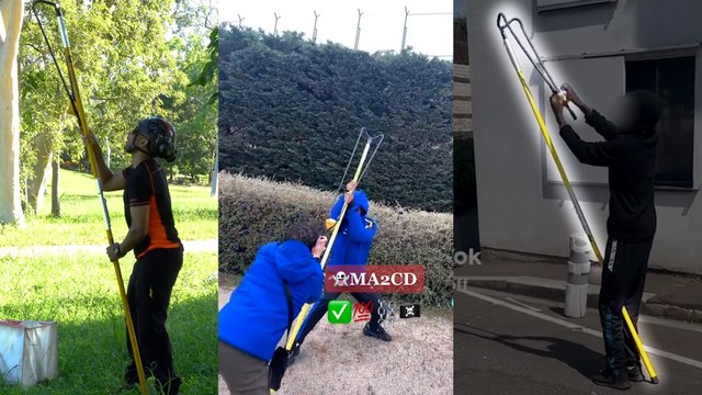 Le Big Shot , la catapulte d'arboriste devenue l'outil préféré des lanceurs de colis en prison