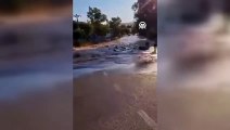 Explosion dans une conduite d'eau potable à Bodrum : les images des caméras de sécurité révélées