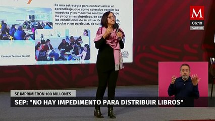“No hay impedimento para distribuir libros”, asegura la SEP