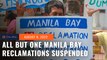 Marcos suspends all Manila Bay reclamation projects except one