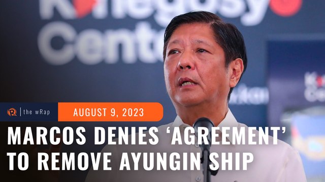 Marcos refutes China, denies ‘agreement’ to remove Ayungin ship