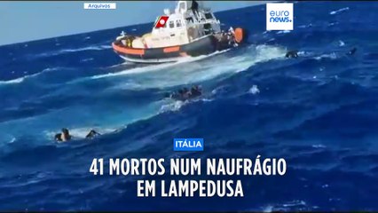 Mais de 40 mortos num novo naufrágio ao largo de Lampedusa